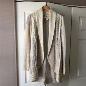 Maternity open front sweater